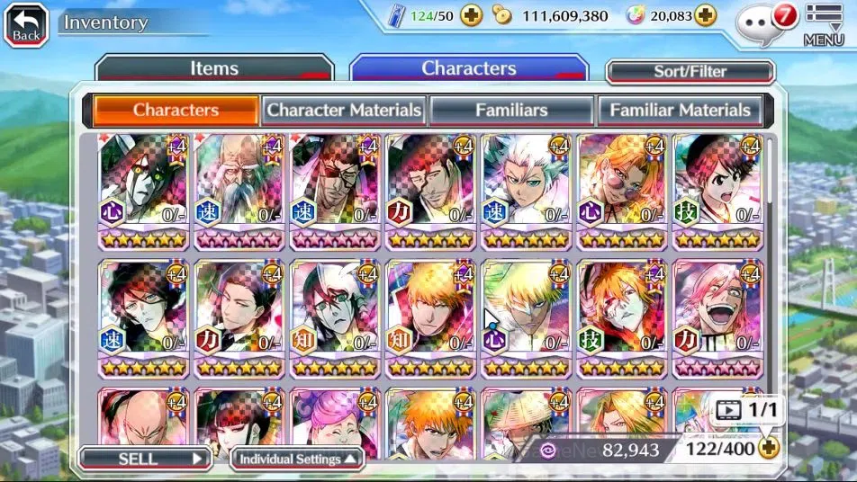 Bleach: Brave Souls Accounts [GLOBAL]20K Orbs+Fresh All Story|Lv200(Ulquiorra C image 8