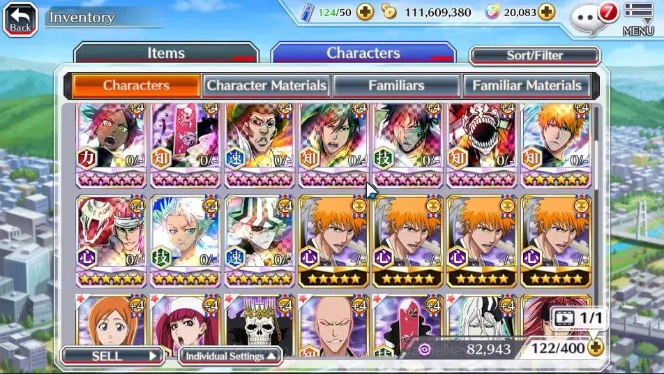 Bleach: Brave Souls Accounts [GLOBAL]20K Orbs+Fresh All Story|Lv200(Ulquiorra C image 9