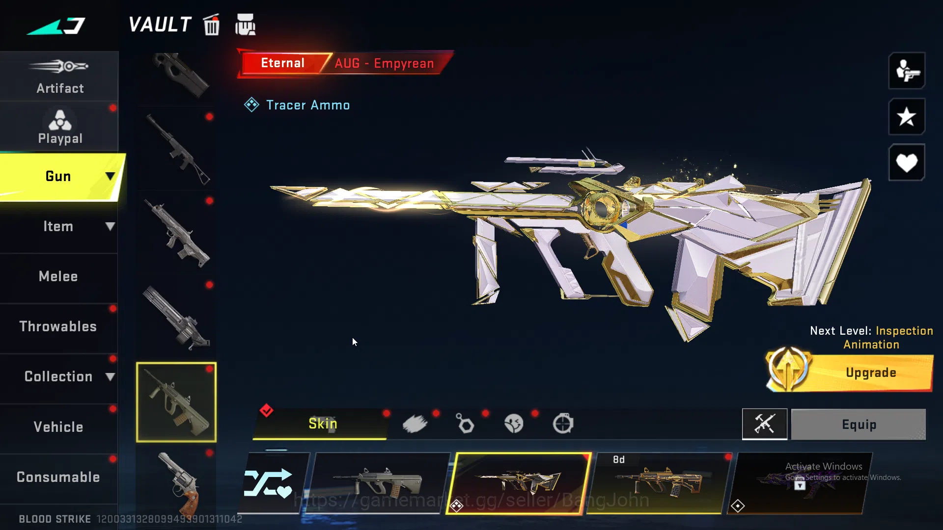 Blood Strike Accounts 5 Eternal 1 Collab Weapon | Eternal Qbz+Uzi+Aug+M7 image 10