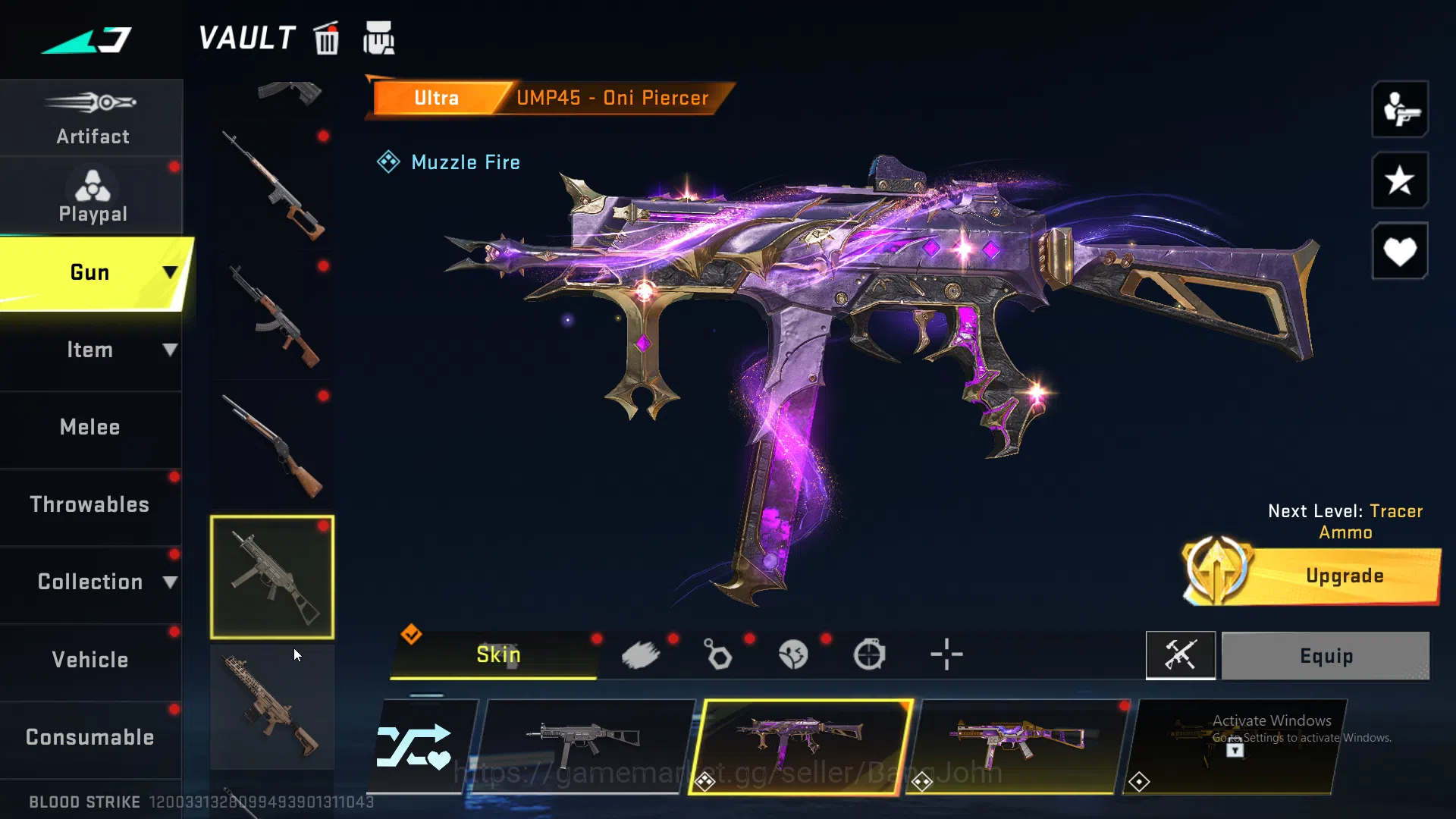 Blood Strike Accounts 5 Eternal 1 Collab Weapon | Eternal Qbz+Uzi+Aug+M7 image 18
