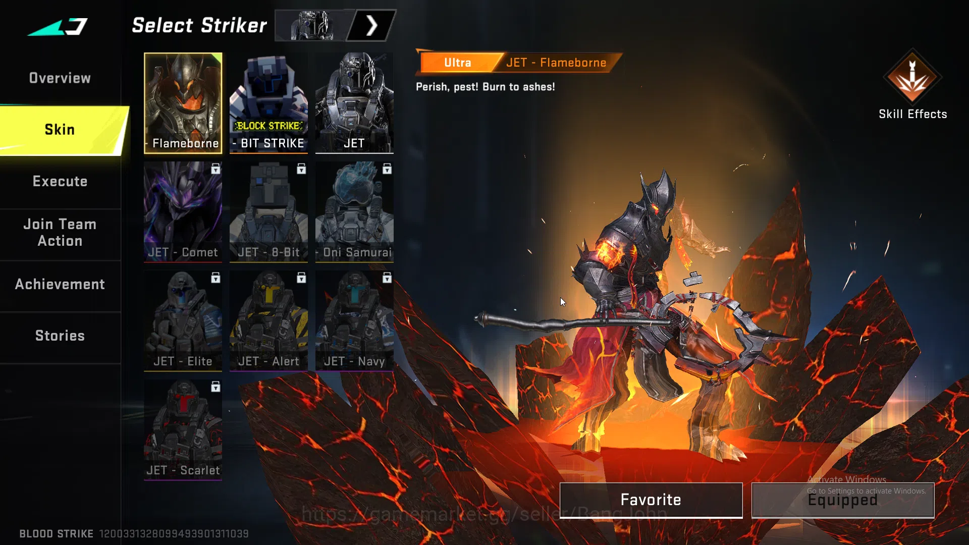 Blood Strike Accounts 5 Eternal 1 Collab Weapon | Eternal Qbz+Uzi+Aug+M7 image 4