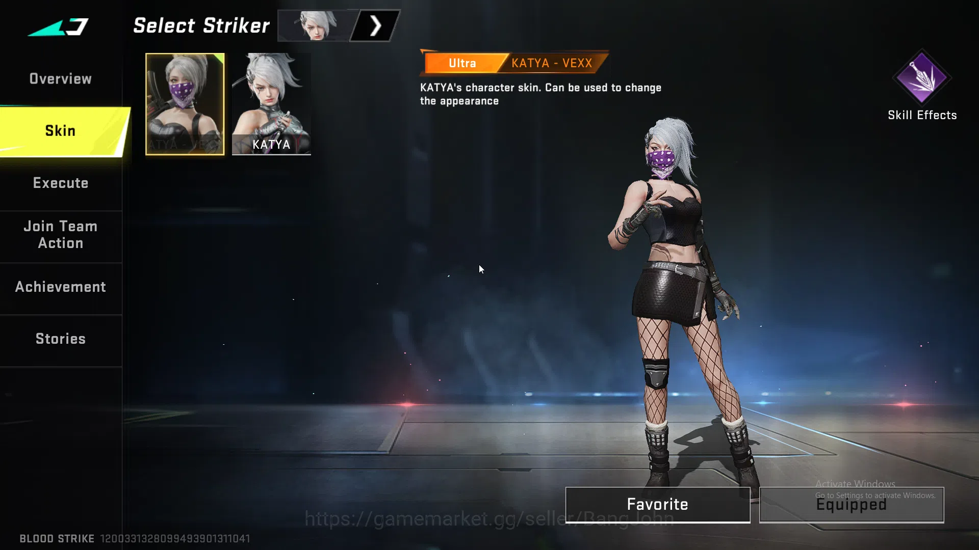 Blood Strike Accounts 5 Eternal 1 Collab Weapon | Eternal Qbz+Uzi+Aug+M7 image 6