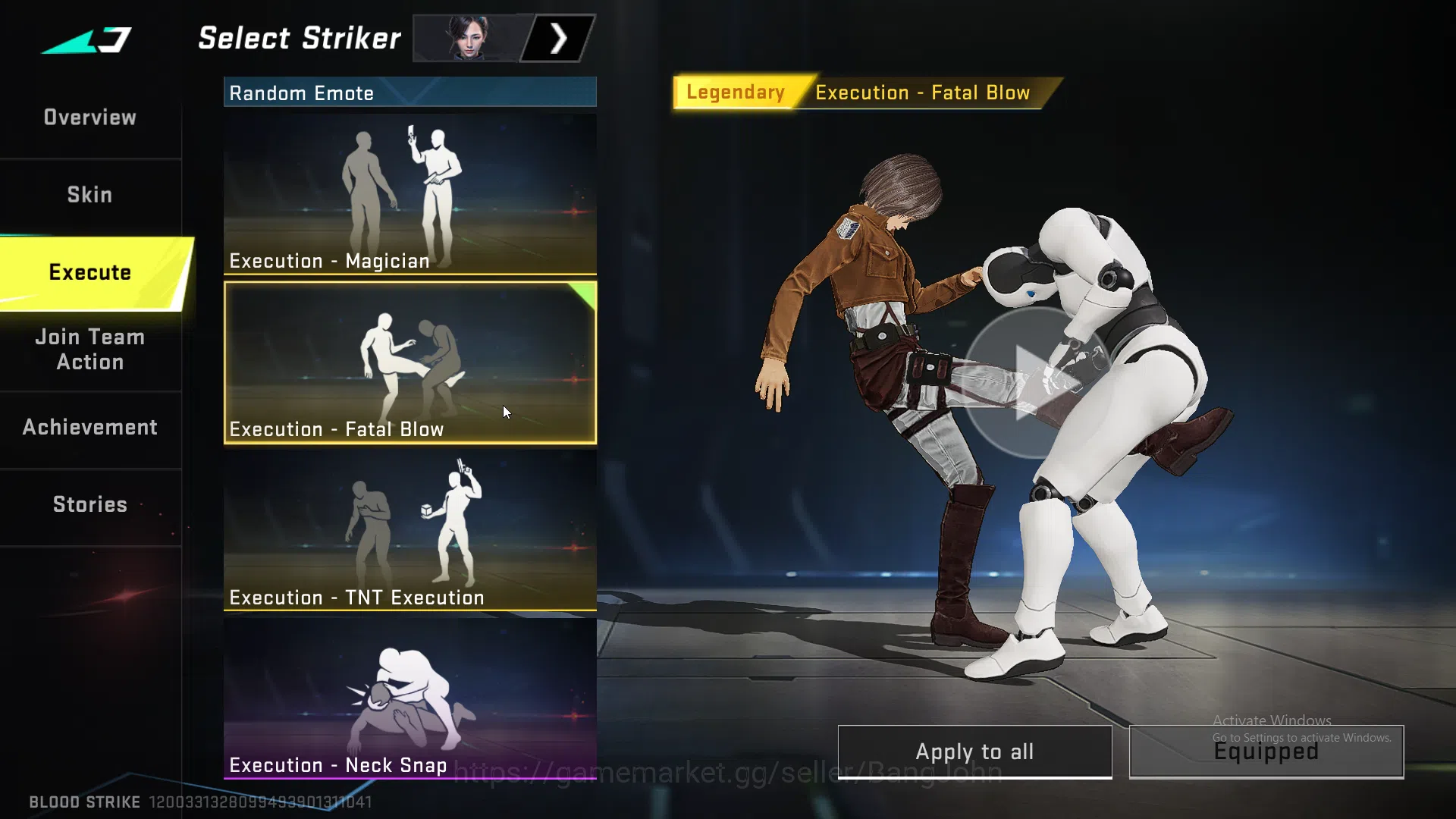 Blood Strike Accounts 5 Eternal 1 Collab Weapon | Eternal Qbz+Uzi+Aug+M7 image 7