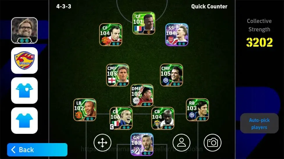 eFootball Accounts Mobile|PW 3202|Steven Gerrard Epic,Lilian Thuram E image 1