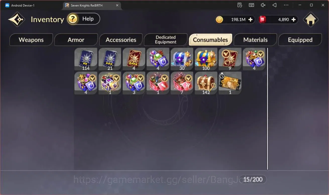 Seven Knights Re:Birth Accounts Global|4 EX7(Melia TC2,Juri TC1,Roise,Gelidus)|28 image 10