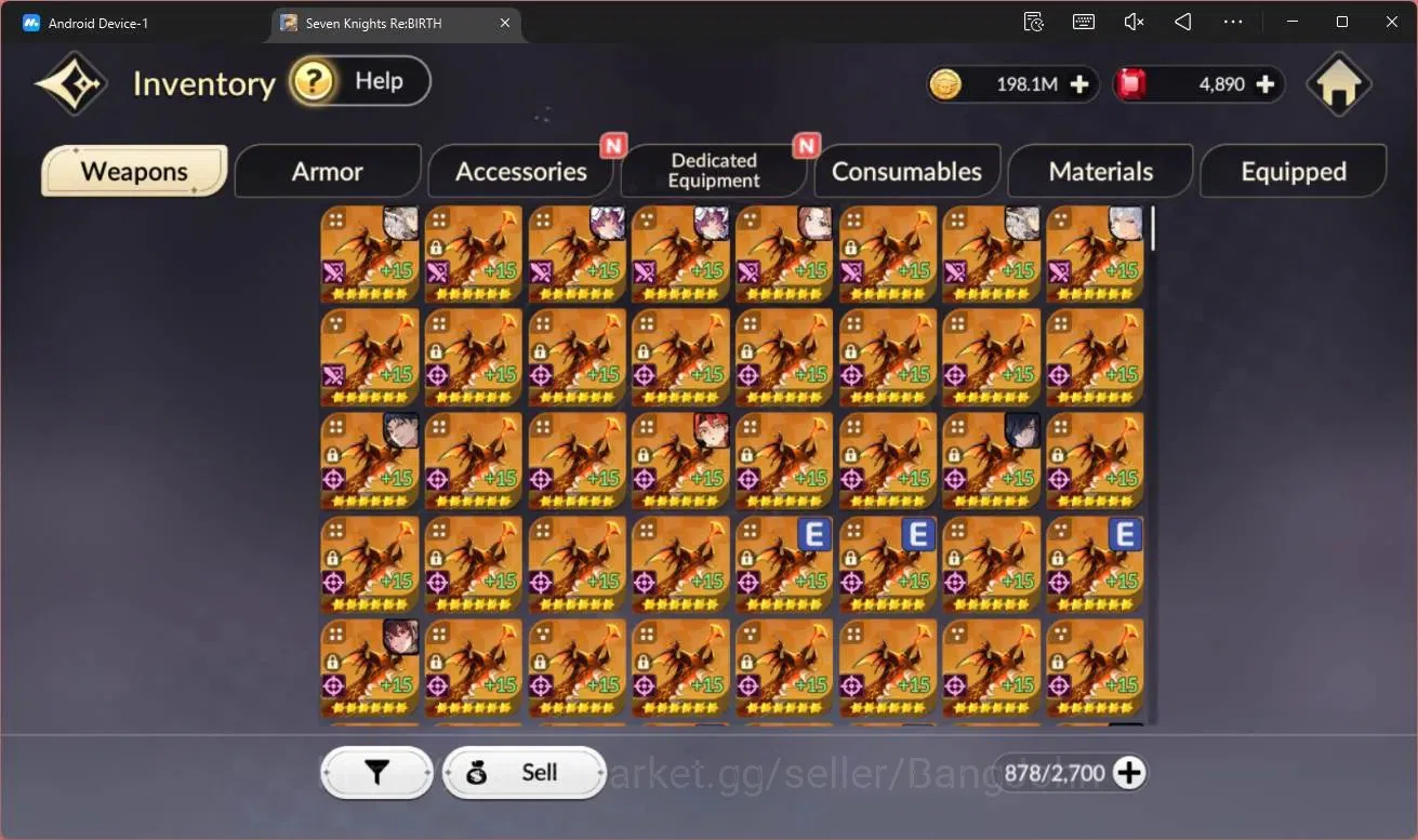 Seven Knights Re:Birth Accounts Global|4 EX7(Melia TC2,Juri TC1,Roise,Gelidus)|28 image 6