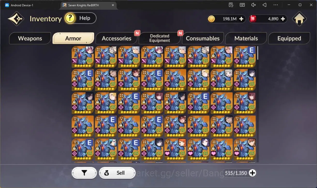 Seven Knights Re:Birth Accounts Global|4 EX7(Melia TC2,Juri TC1,Roise,Gelidus)|28 image 7