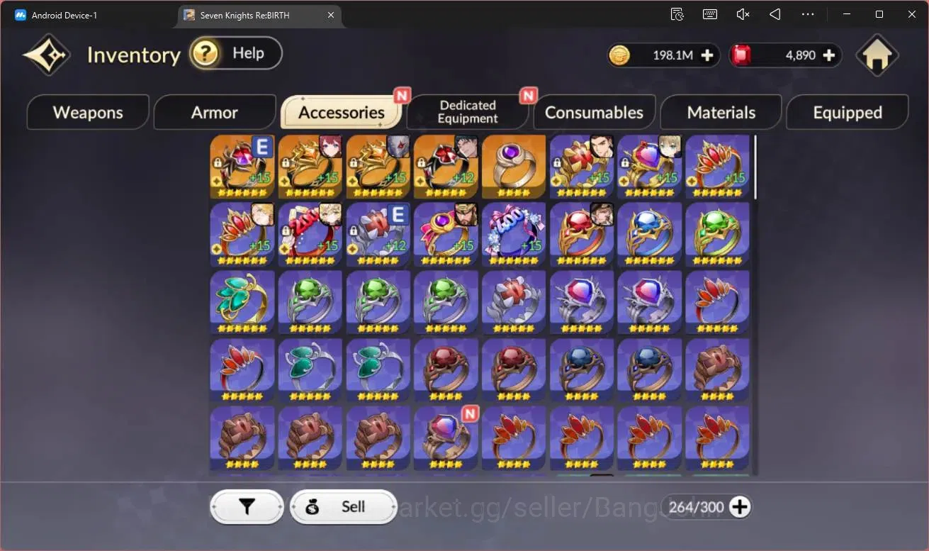 Seven Knights Re:Birth Accounts Global|4 EX7(Melia TC2,Juri TC1,Roise,Gelidus)|28 image 8