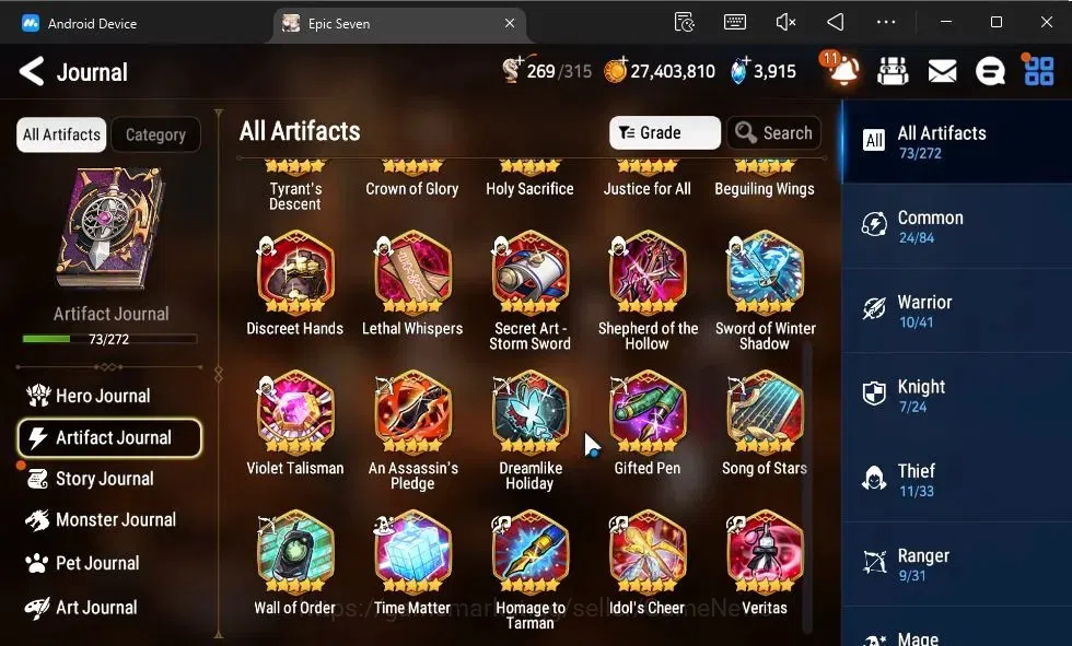 Epic Seven Accounts GLOBAL|New Era|10 ML(LOTScales,BArunka,Har setti,L image 11