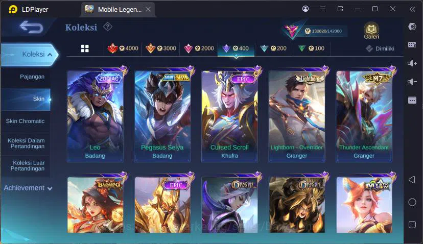 Mobile Legends: Bang Bang Accounts GLOBAL|Hero 132|Skin 418|Lgn Lunox,Sanrio CLaude,M image 11