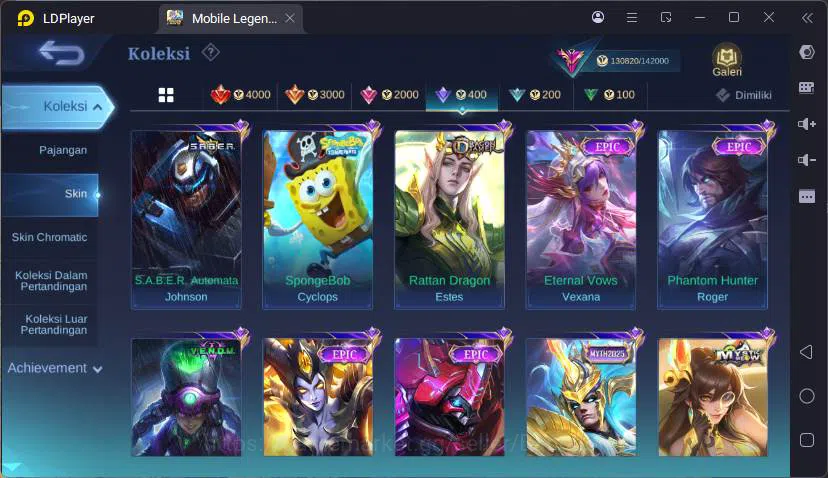 Mobile Legends: Bang Bang Accounts GLOBAL|Hero 132|Skin 418|Lgn Lunox,Sanrio CLaude,M image 14