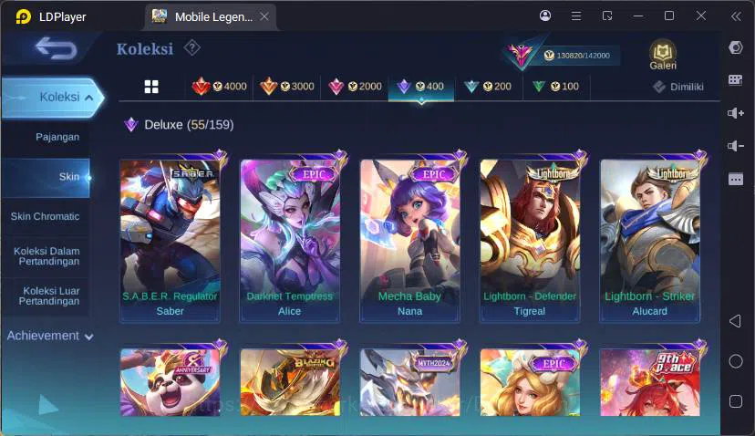 Mobile Legends: Bang Bang Accounts GLOBAL|Hero 132|Skin 418|Lgn Lunox,Sanrio CLaude,M image 16