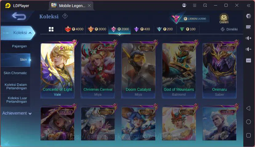 Mobile Legends: Bang Bang Accounts GLOBAL|Hero 132|Skin 418|Lgn Lunox,Sanrio CLaude,M image 17