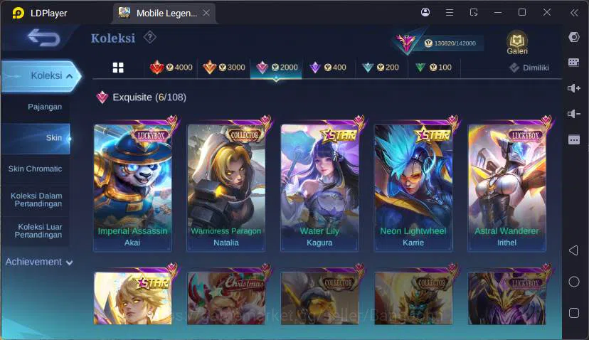 Mobile Legends: Bang Bang Accounts GLOBAL|Hero 132|Skin 418|Lgn Lunox,Sanrio CLaude,M image 18