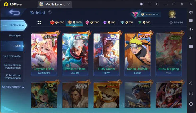 Mobile Legends: Bang Bang Accounts GLOBAL|Hero 132|Skin 418|Lgn Lunox,Sanrio CLaude,M image 19