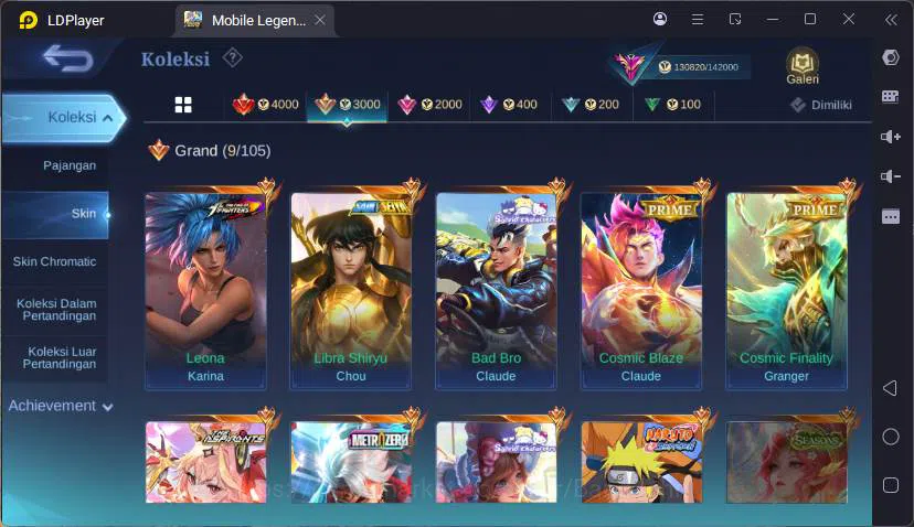 Mobile Legends: Bang Bang Accounts GLOBAL|Hero 132|Skin 418|Lgn Lunox,Sanrio CLaude,M image 20