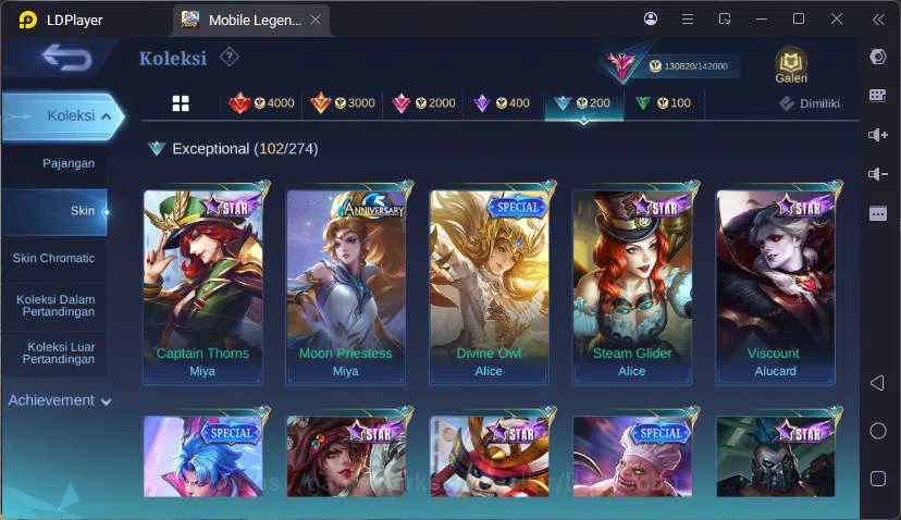 Mobile Legends: Bang Bang Accounts GLOBAL|Hero 132|Skin 418|Lgn Lunox,Sanrio CLaude,M image 9