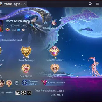 Mobile Legends: Bang Bang Collector GLOBAL|Hero 132|Skin 418|Lgn Lunox,Sanrio CLaude,M image 1