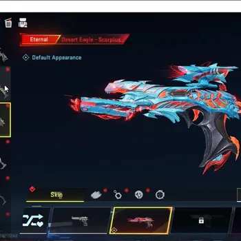 Blood Strike Accounts Collab Skin ASIA|ETERNAL DEagle Scorpio|Collab TokRev FN2K Dragon,MCX Worst|LMT MP7 Verdant,AR97