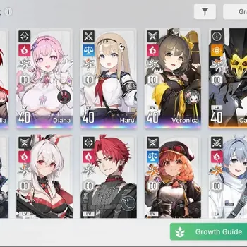 Chaos Zero Nightmare Accounts GLOBAL Lvl 39|4 SSR|(Arabella M1, Diana, Haru M1 Veronica)|10 SR|Beryl M5,Owen M5,Cassius