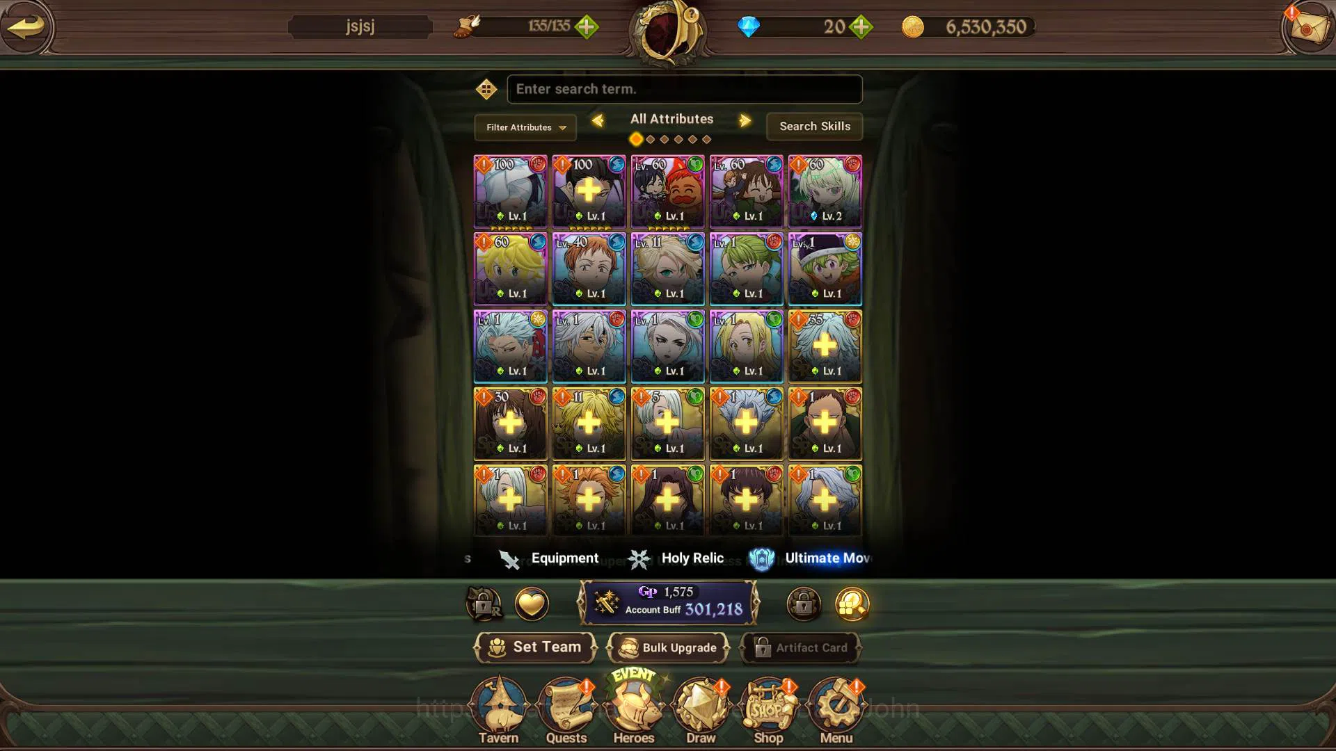 The Seven Deadly Sins: Grand Cross Accounts GLOBAL|301k CC|UR Meresca,KDiane,Sabunak3/6,DKMeli image 9