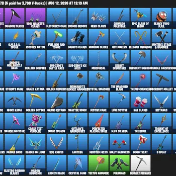 Fortnite Accounts 37 Skins | 78 Pickaxes | 47 Emotes | 58 Gliders | Level 659 | All Platforms | Godzilla Evolved, Hero