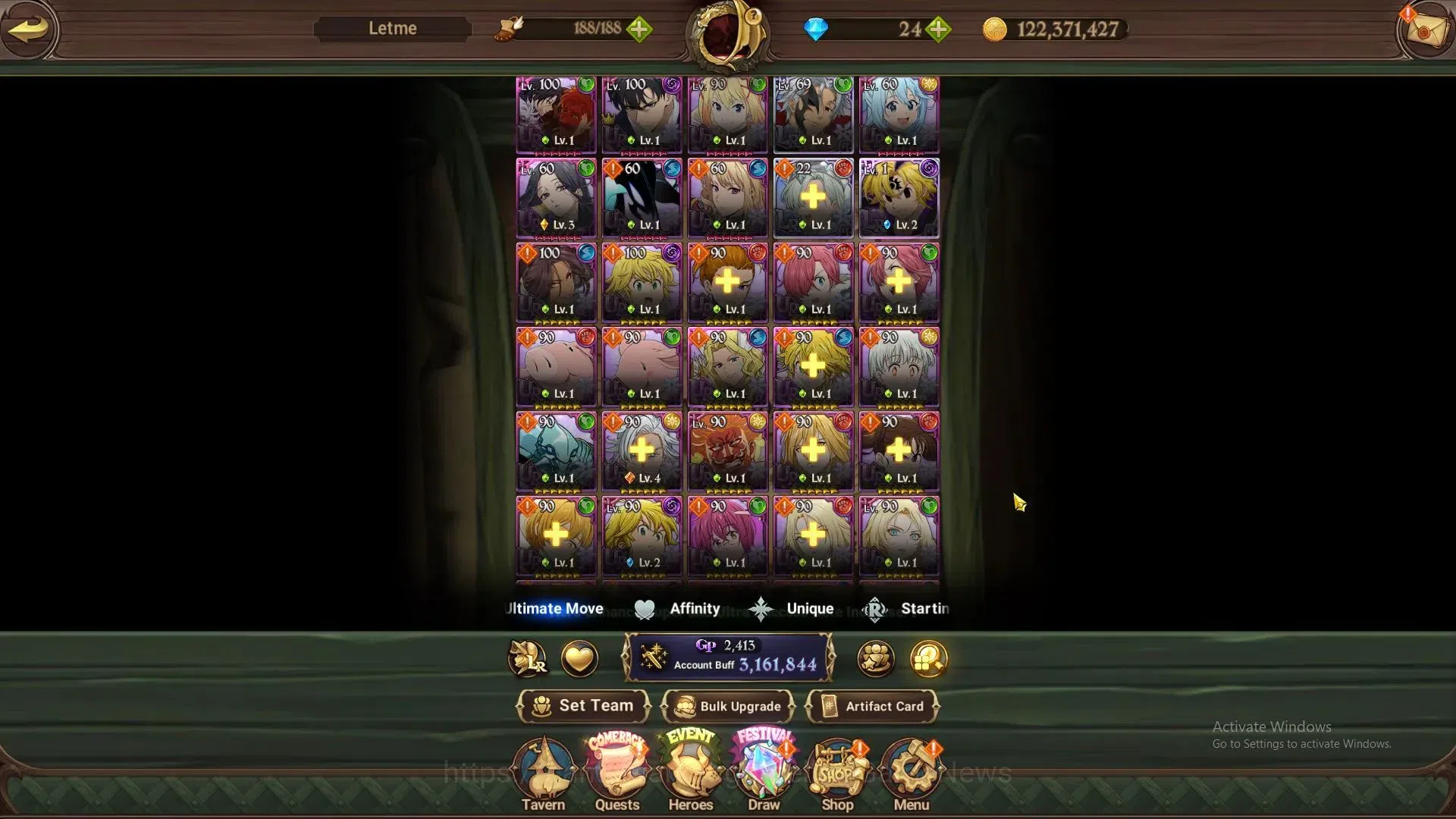 The Seven Deadly Sins: Grand Cross Accounts ASIA|3,1M CC|32 LS,24 Dm|2 LR+6 UR+Many Collabs|Es image 3
