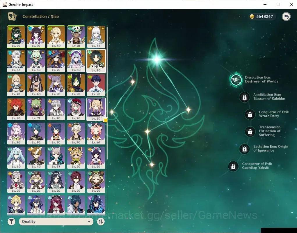 Genshin Impact Accounts ASIA |AR 56|6 Limited+3(*5Weapon)|NeuvilletC1+Sign image 5