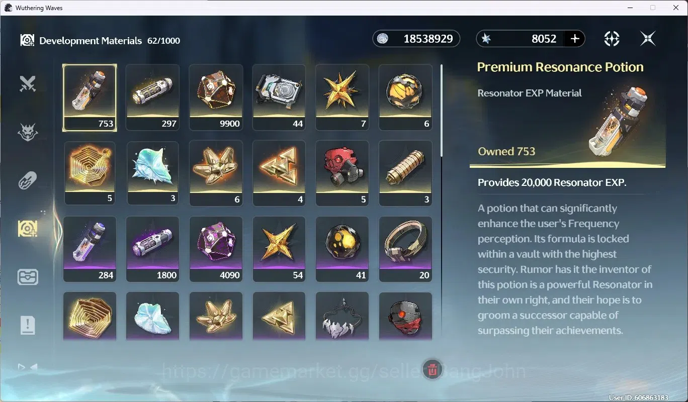 Wuthering Waves Accounts EU|UL 49|1 Char Limited [Lucy RC6+Sign] & Rebecca  image 14