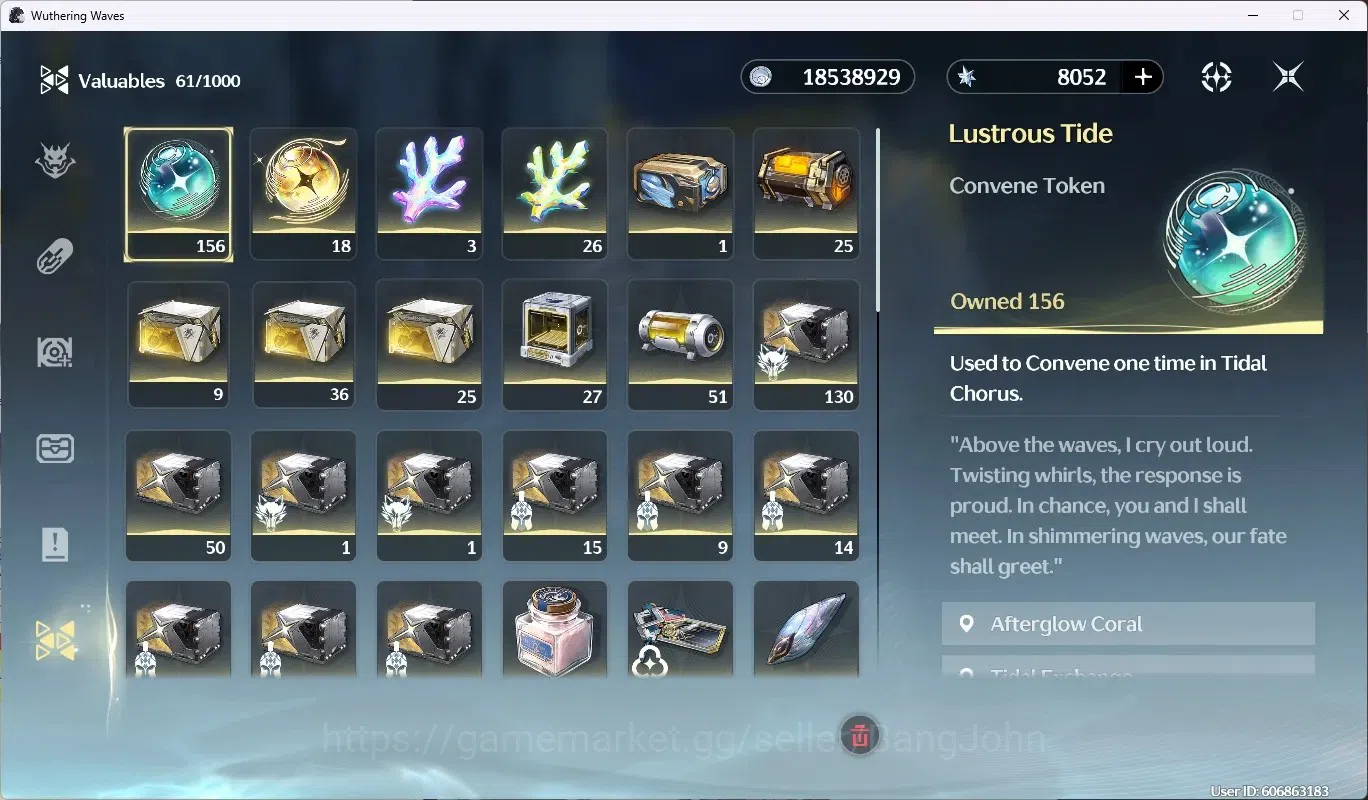 Wuthering Waves Accounts EU|UL 49|1 Char Limited [Lucy RC6+Sign] & Rebecca  image 17