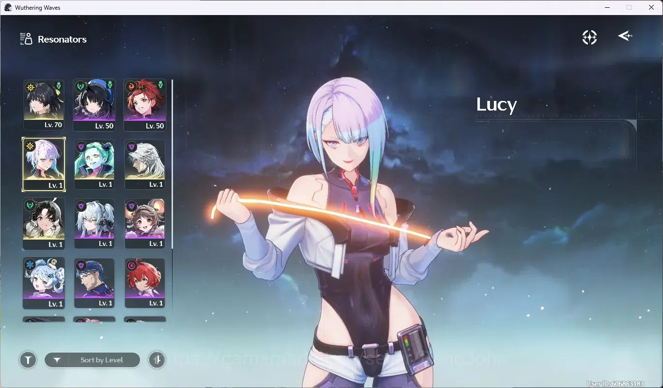 Wuthering Waves Accounts EU|UL 49|1 Char Limited [Lucy RC6+Sign] & Rebecca  image 2