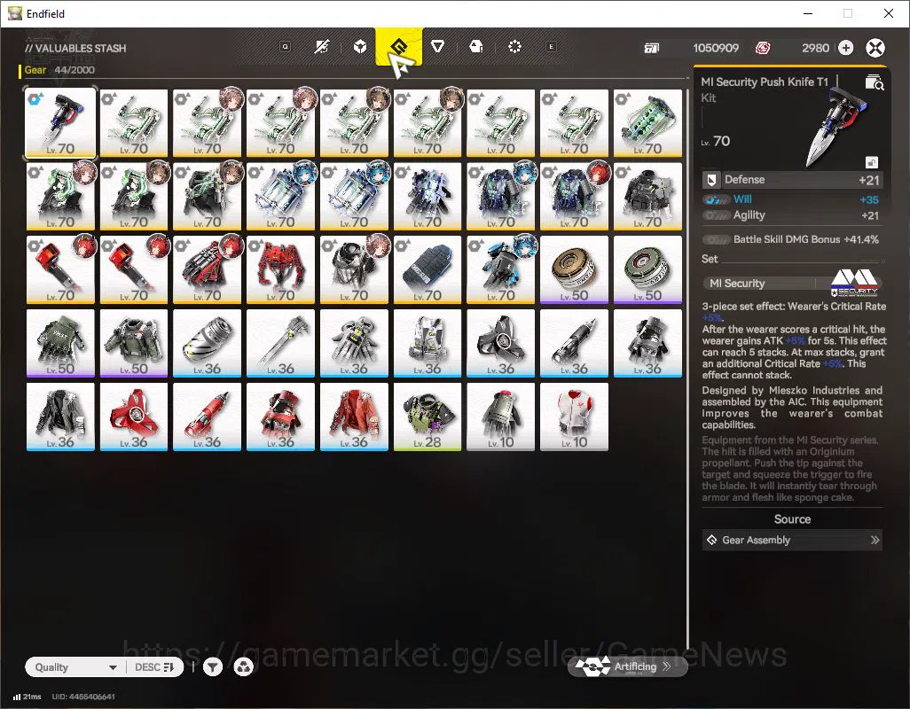 Arknights: Endfield Accounts ASIA|Lv53|SSR7(3Limit)+7(*6WP)|[Amber,Laevetain+Si image 13