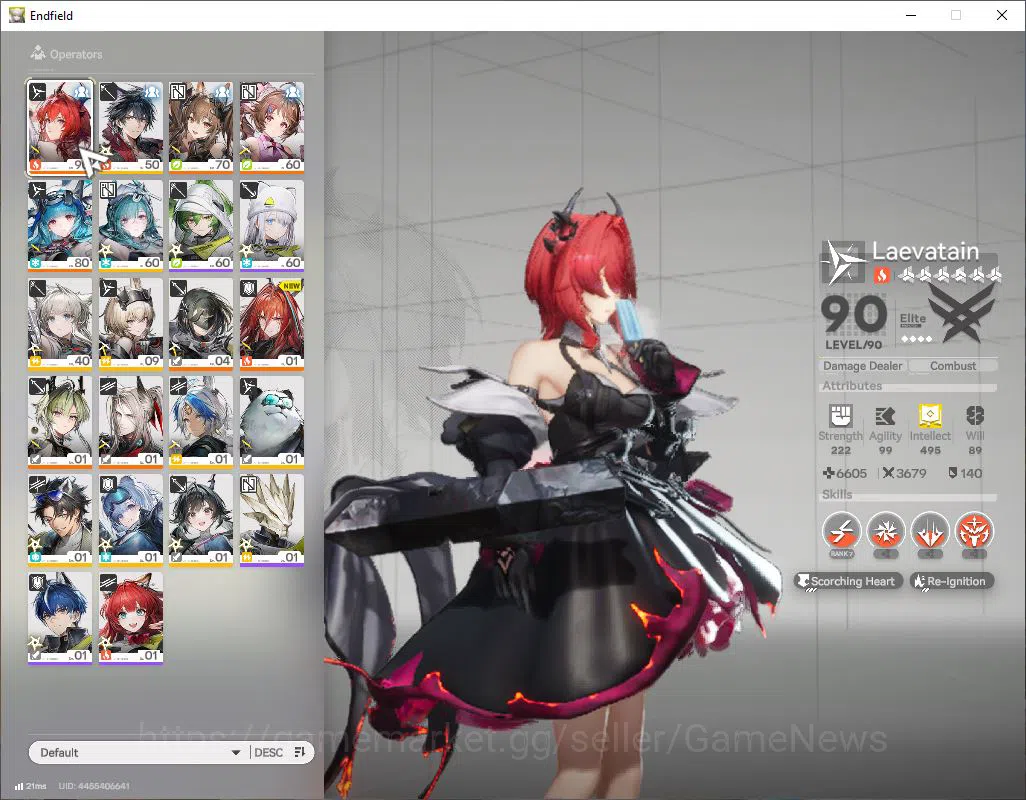 Arknights: Endfield Accounts ASIA|Lv53|SSR7(3Limit)+7(*6WP)|[Amber,Laevetain+Si image 2