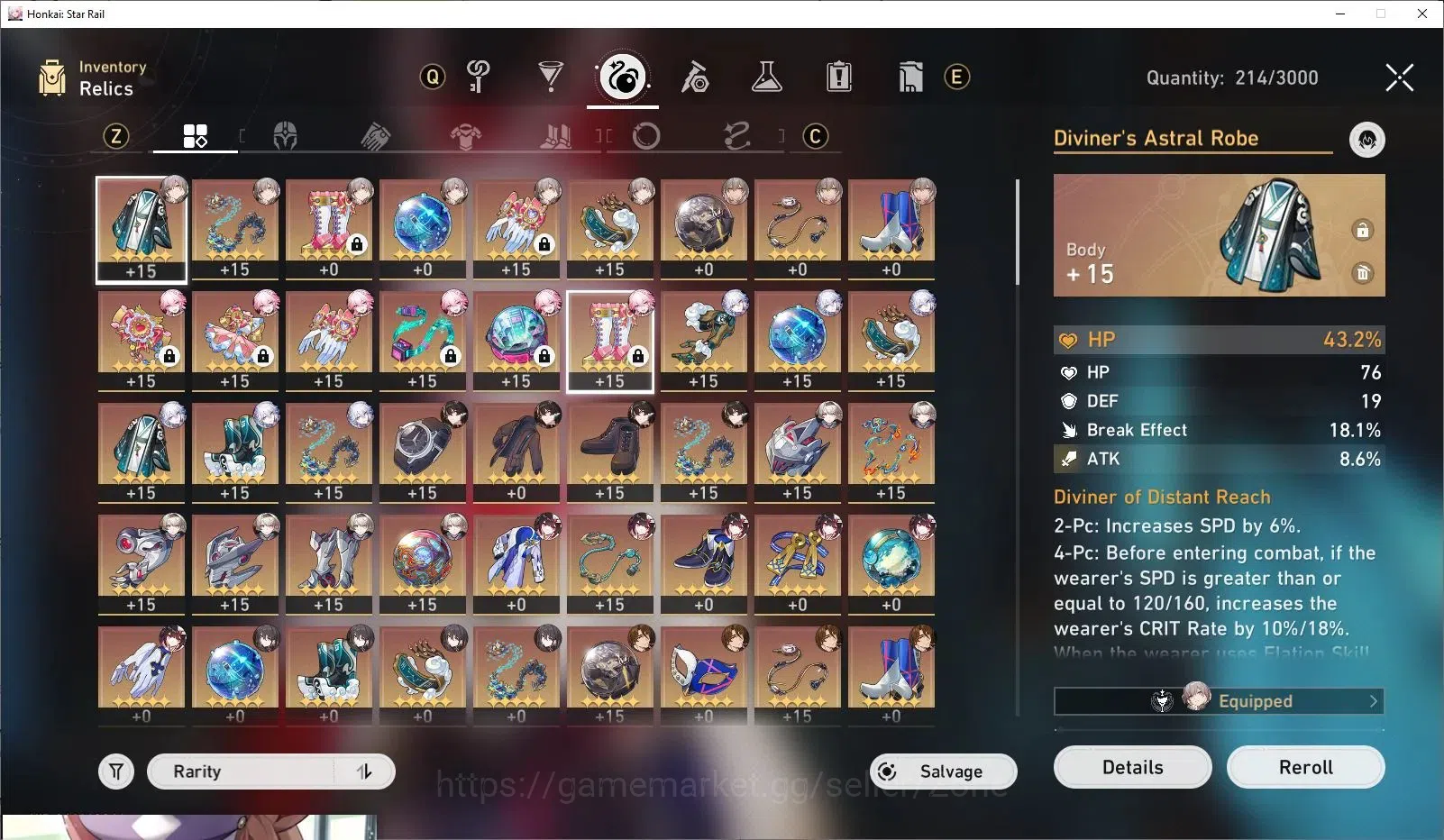 Honkai Star Rail Accounts ASIA|TL98|28 Lim|Evanescia L80 (204CDMG)+Sign LC S image 17