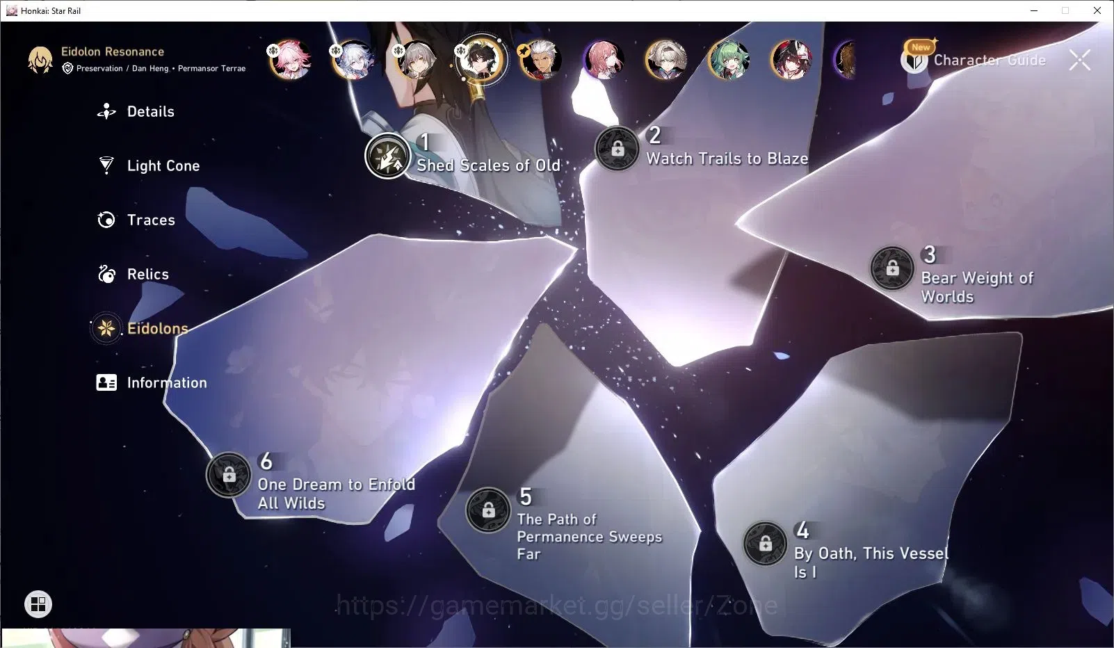 Honkai Star Rail Accounts ASIA|TL98|28 Lim|Evanescia L80 (204CDMG)+Sign LC S image 5