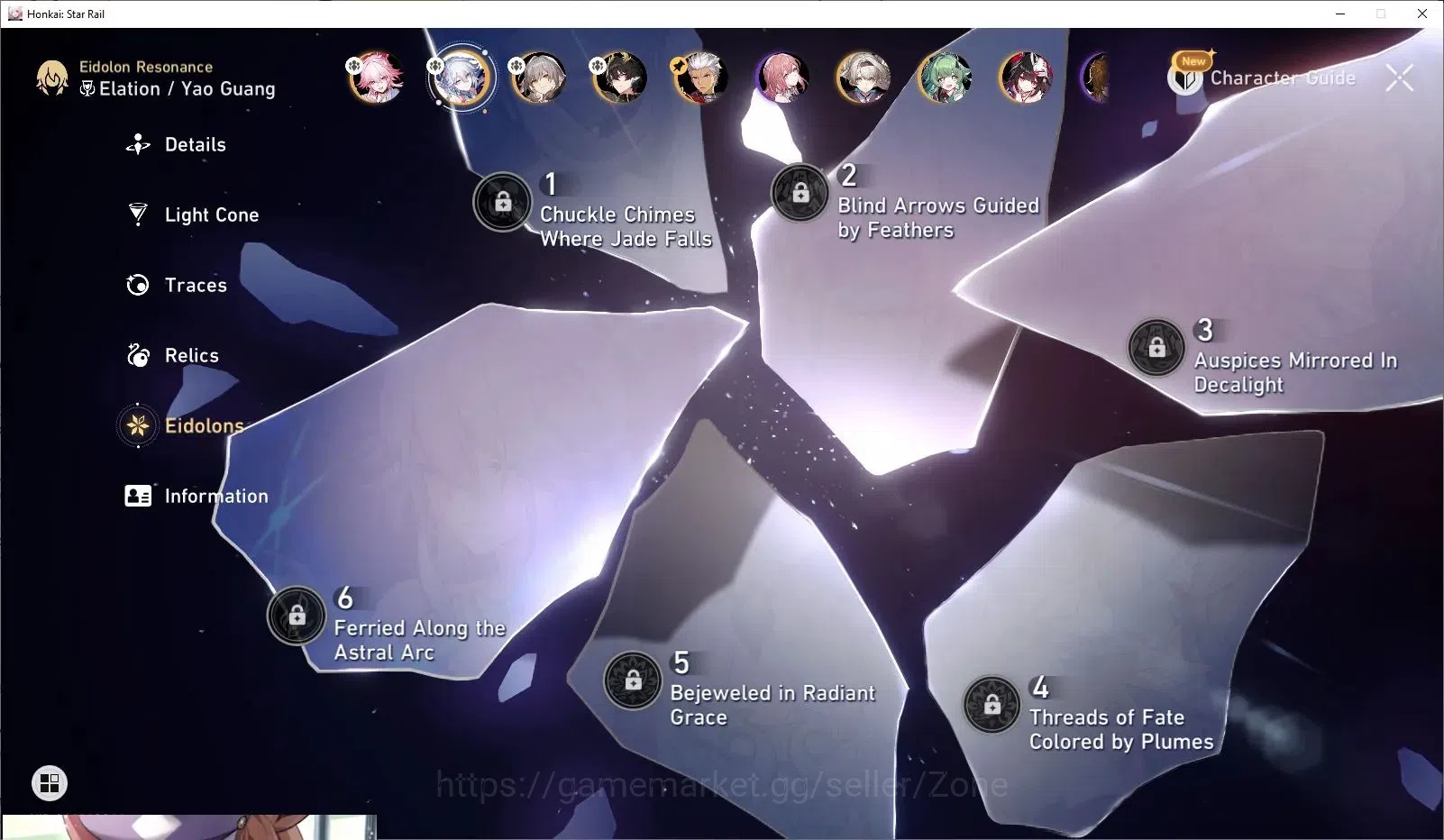Honkai Star Rail Accounts ASIA|TL98|28 Lim|Evanescia L80 (204CDMG)+Sign LC S image 7