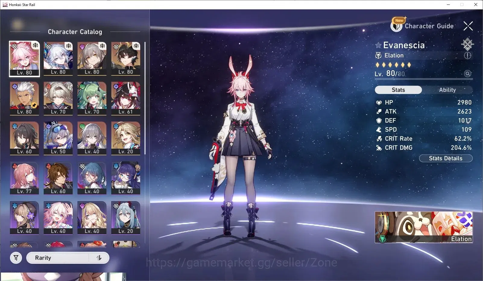 Honkai Star Rail Accounts ASIA|TL98|28 Lim|Evanescia L80 (204CDMG)+Sign LC S image 9