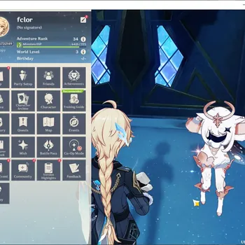 Genshin Impact Accounts Starter ASIA|AR 34|Starter 2 Limited (Skirk,Clorinde),Mona,Mizuki|Low Explore|Check