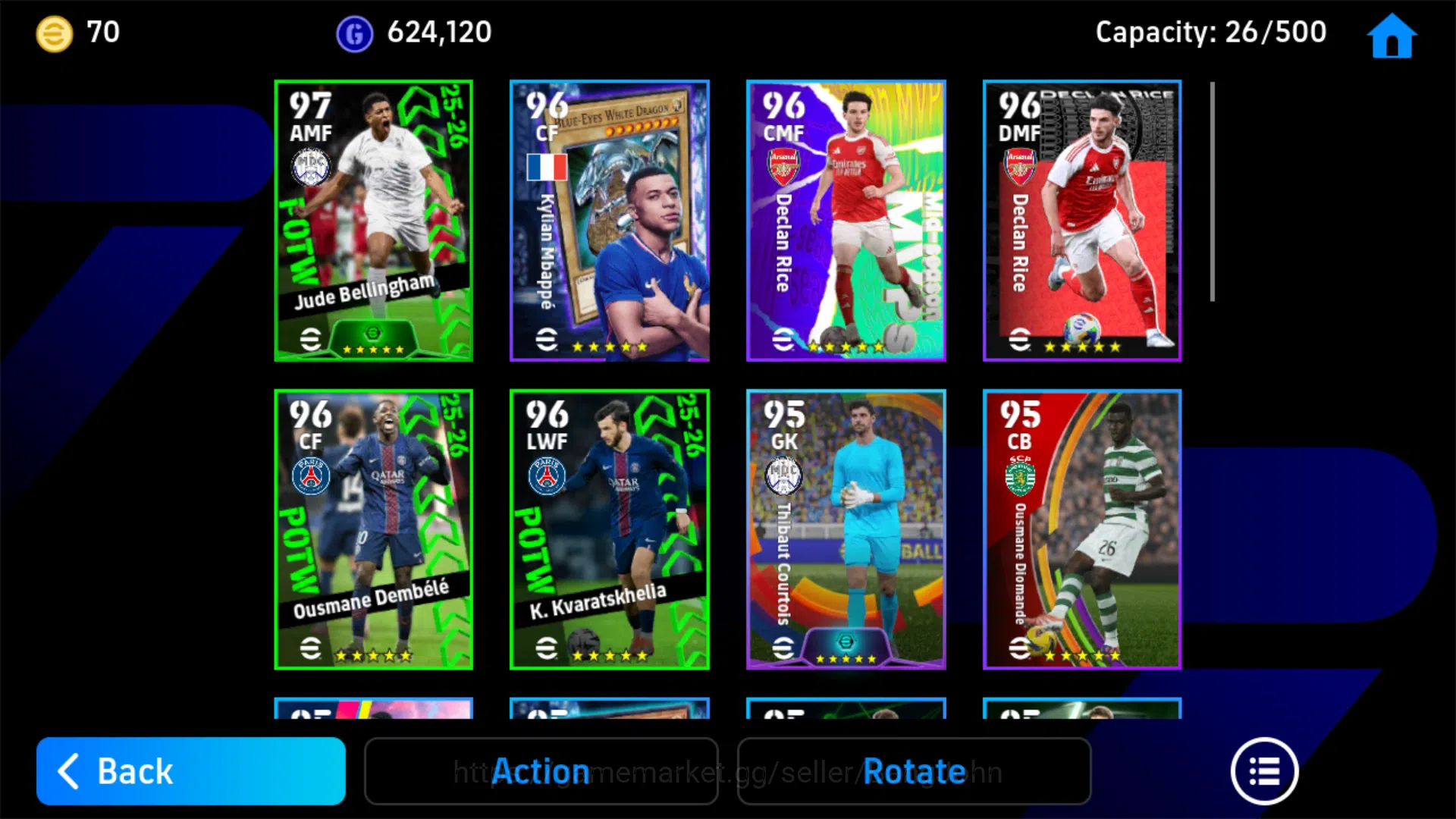 eFootball Accounts Power 3164 | M Cunha Blitz Curler | Hakimi Showtim image 6