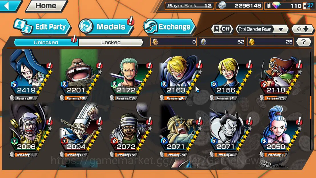 One Piece Bounty Rush Accounts Global|4 EX|[Borsalino,5Elder Saturn,GP Newgate,On image 6