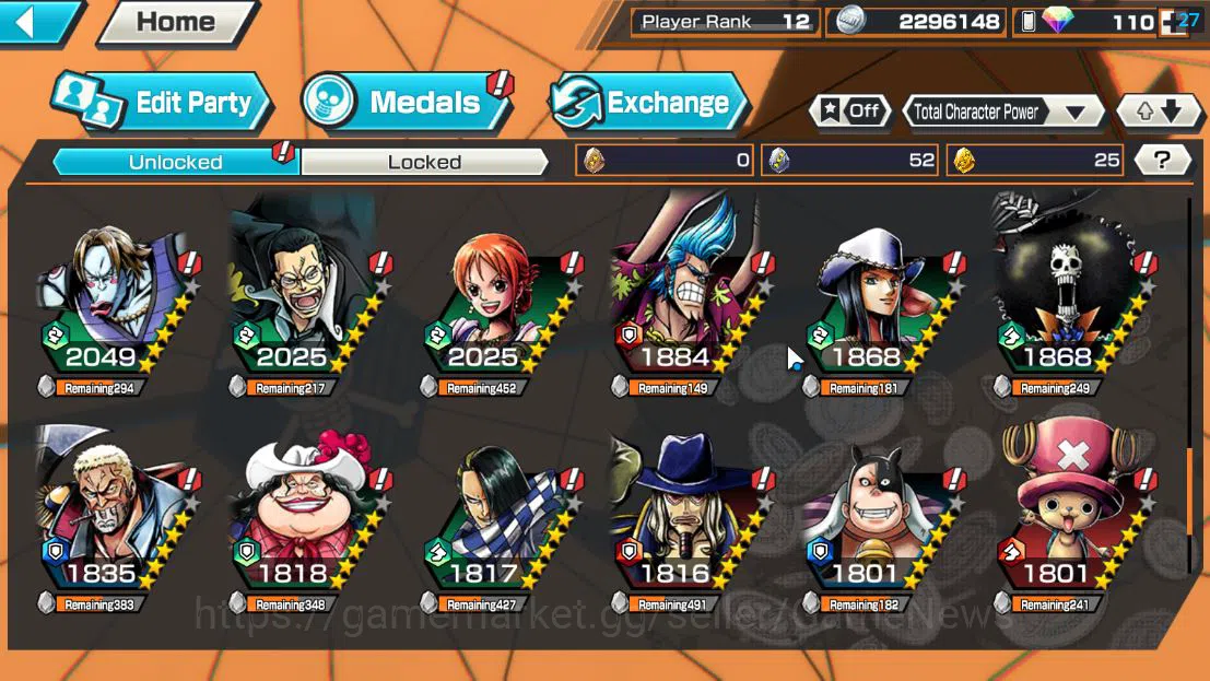 One Piece Bounty Rush Accounts Global|4 EX|[Borsalino,5Elder Saturn,GP Newgate,On image 7