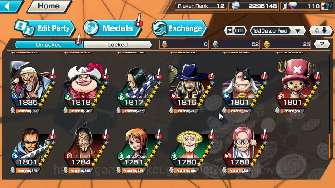 One Piece Bounty Rush Accounts Global|4 EX|[Borsalino,5Elder Saturn,GP Newgate,On image 8