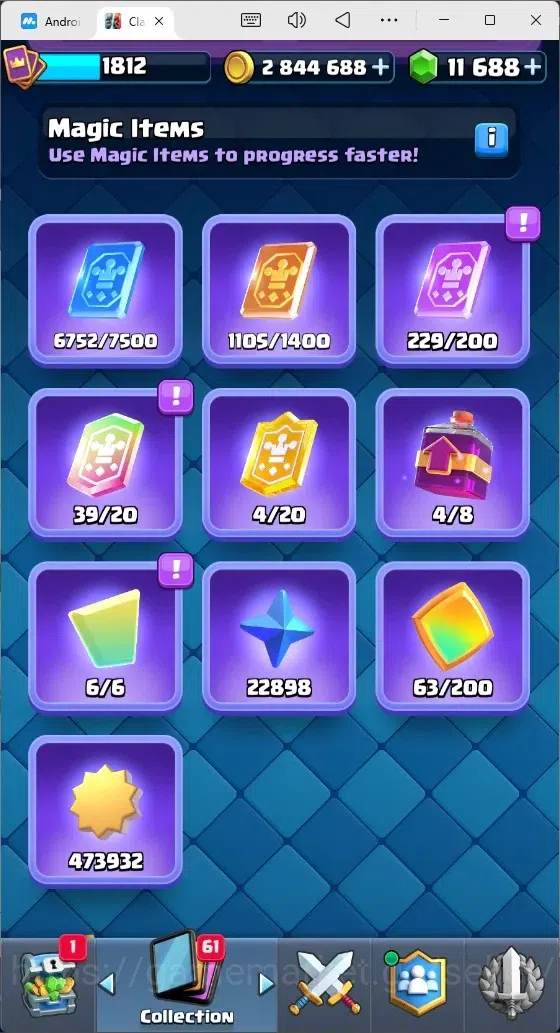 Clash Royale Accounts Mobile |Trophy 13701|11 Max Hero Cards|22 EVO Card image 14