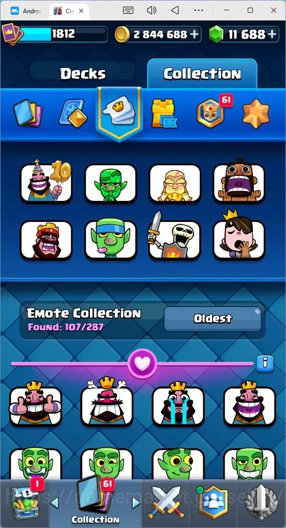 Clash Royale Accounts Mobile |Trophy 13701|11 Max Hero Cards|22 EVO Card image 16