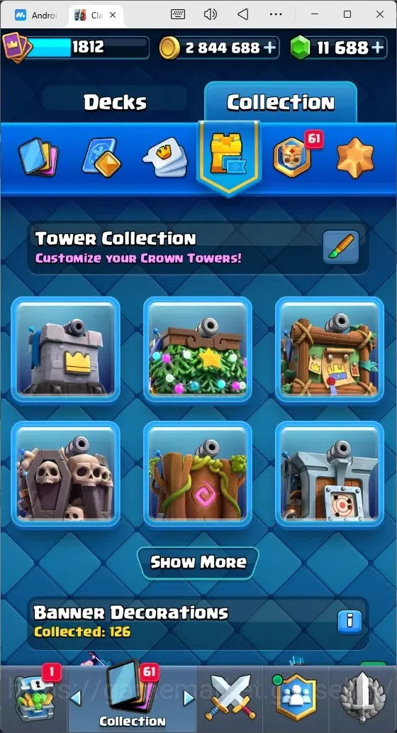 Clash Royale Accounts Mobile |Trophy 13701|11 Max Hero Cards|22 EVO Card image 17