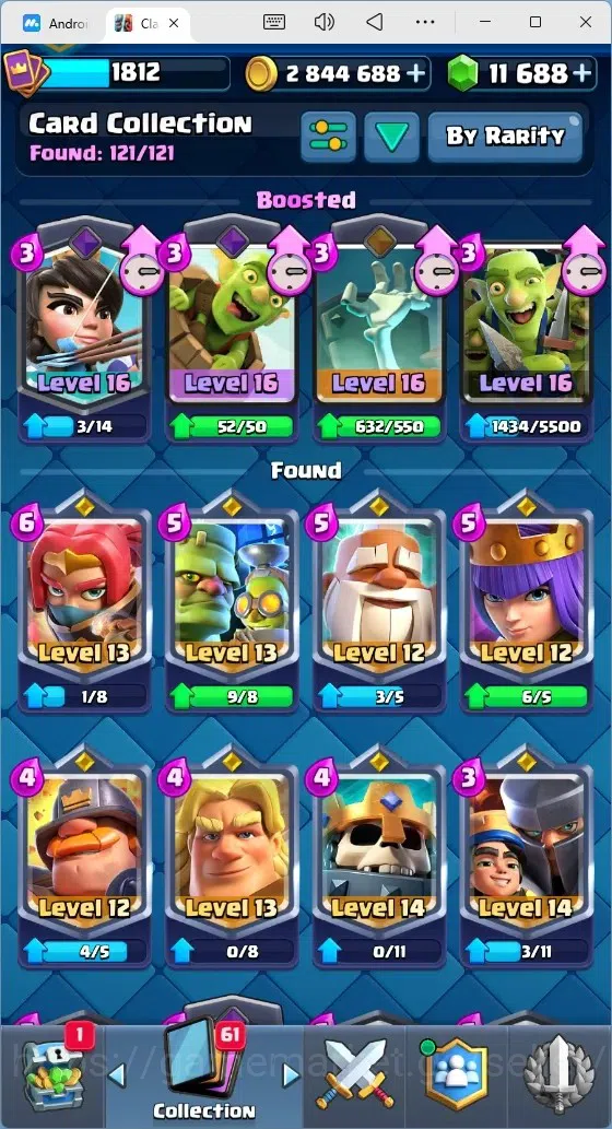 Clash Royale Accounts Mobile |Trophy 13701|11 Max Hero Cards|22 EVO Card image 3