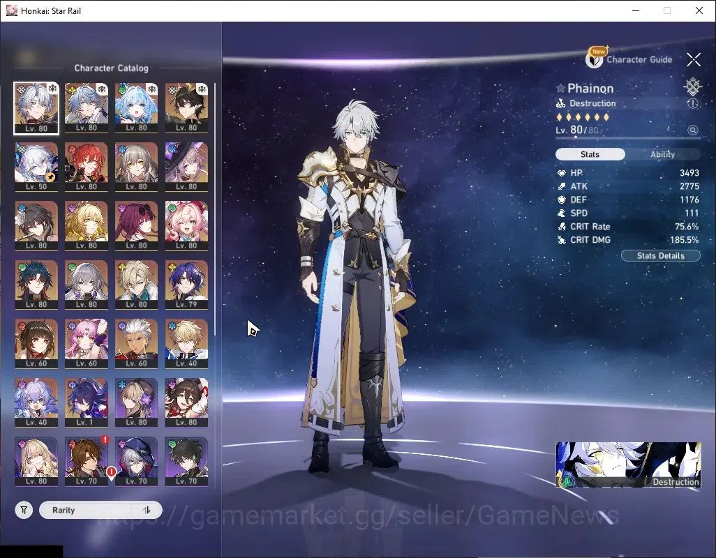 Honkai Star Rail Accounts Asia|TL 70|Phainon PremTeam|14 Limited|[Phainon,Su image 5