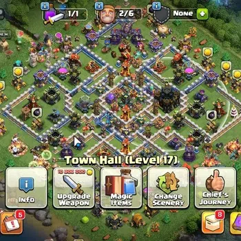 Clash of Clans Accounts High-End LV 180|TH 17-BH 9|HH 10|Limited Skin|BK 52,AQ 74,GW 49,MP 42,RC 24,DD1|BM 28,BC 25|1,6K