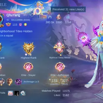 Mobile Legends: Bang Bang Accounts Others |Hero 133|Skin 327|Zenith Vexana|KOF Karina|CC Natalia|STUNE Selena|Zodiac