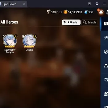 Epic Seven Accounts Starter Global Unverif|Best Starter|2ML (STaeyou,Lisette) Rank 16|PoH+Bless On|Side Story